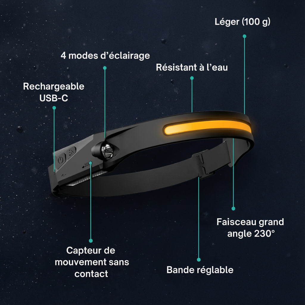 Lampe Torche Frontale